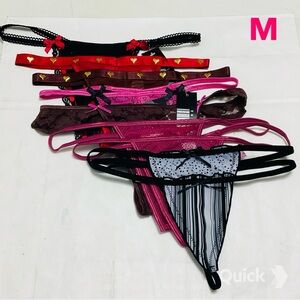 M - NWT 8 pieces Assorted Women's Thongs # 4